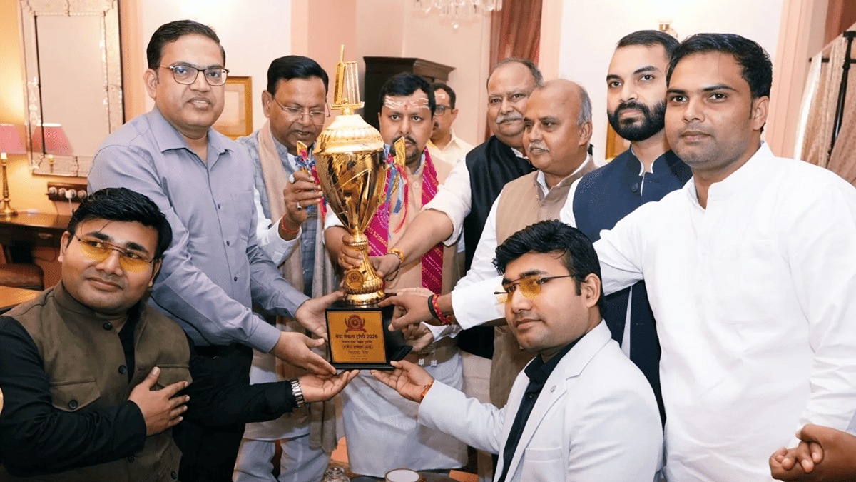 वाराणसी: नितिन नवीन ने किया सेवा संकल्प ट्रॉफी का अनावरण, बोले- दिव्यांग क्रिकेटरों को मिलेगा मंच