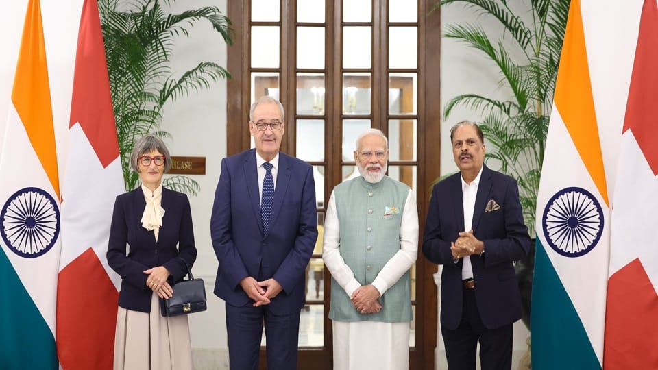 Agra Industrialist Puran Dawar Joins Modi-Swiss President Talks, Highlights Footwear Sector Opportunities