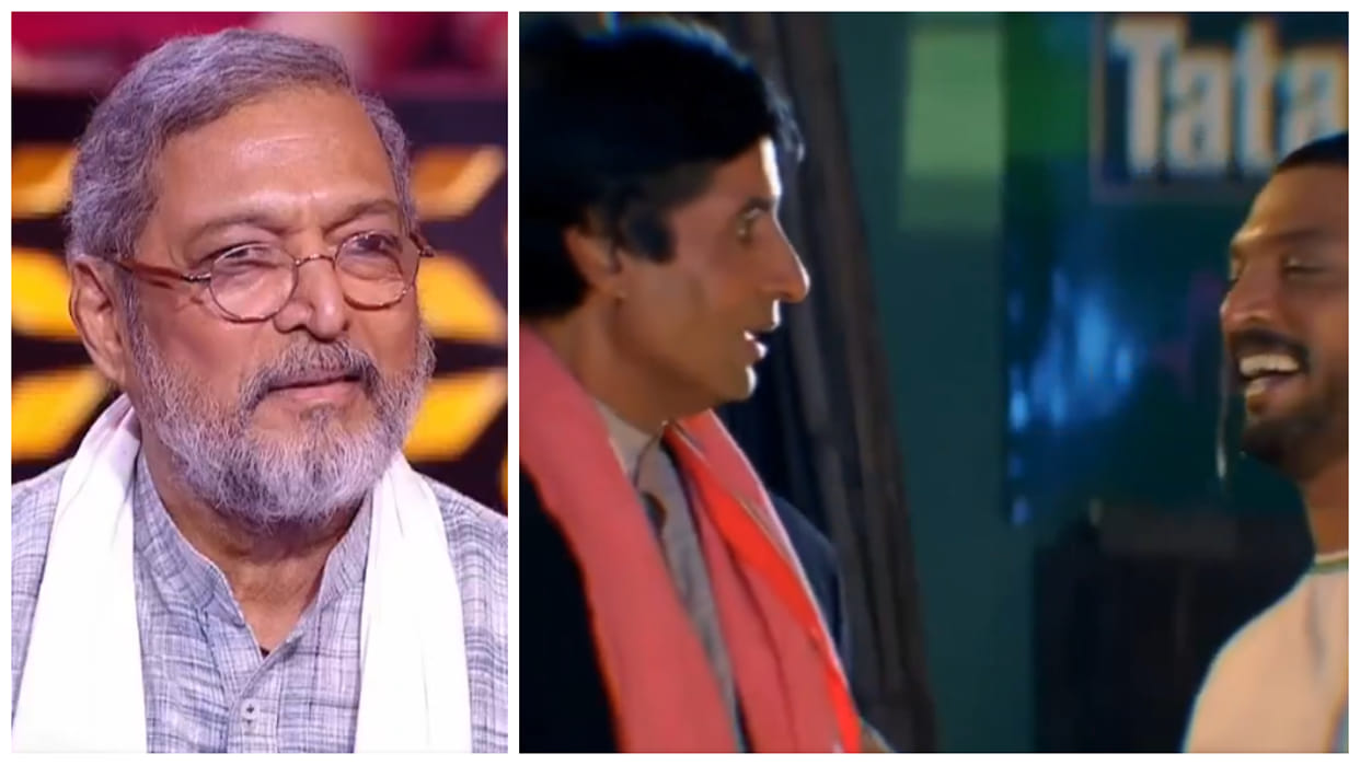 Amitabh Bachchan Remembers Nana Patekar Again Shares Throwback Videos From KBC And Kohram