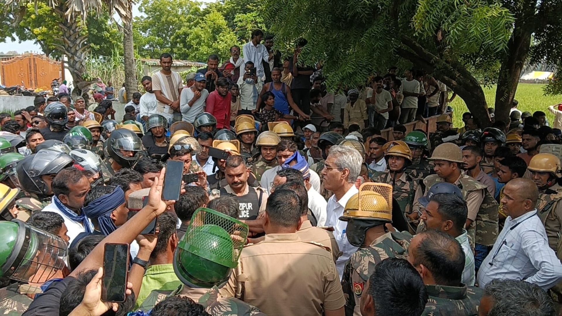 Tractor driver body found villagers prevented police from retrieving body remained water for nine hours