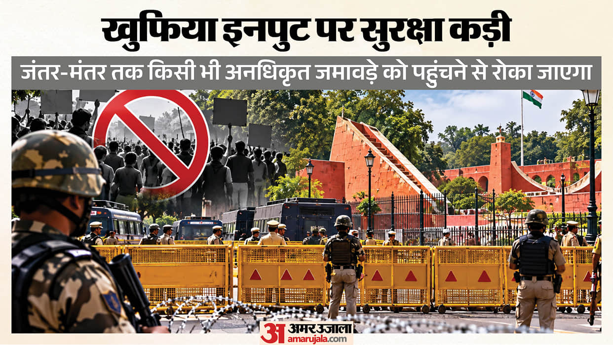 Intelligence inputs regarding CJP protest in Delhi over 20000 police and paramilitary personnel deployed