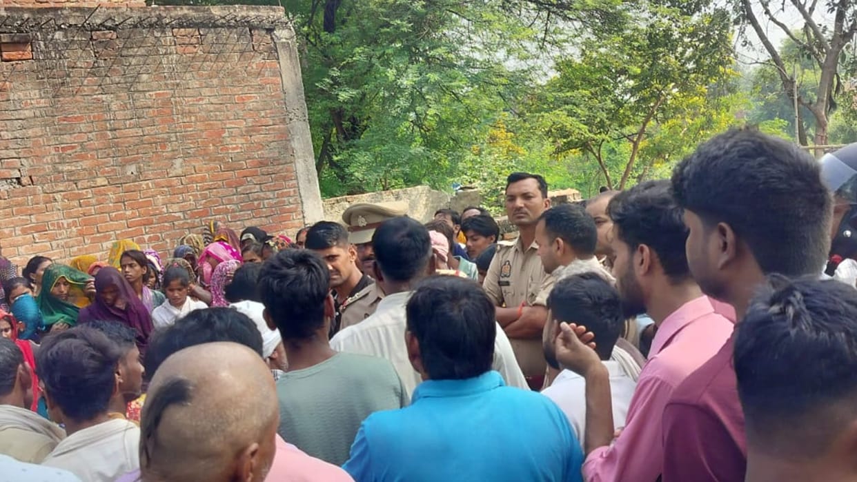 boy hacked to pieces after coming under rotavator couple faints upon seeing son body in jaunpur