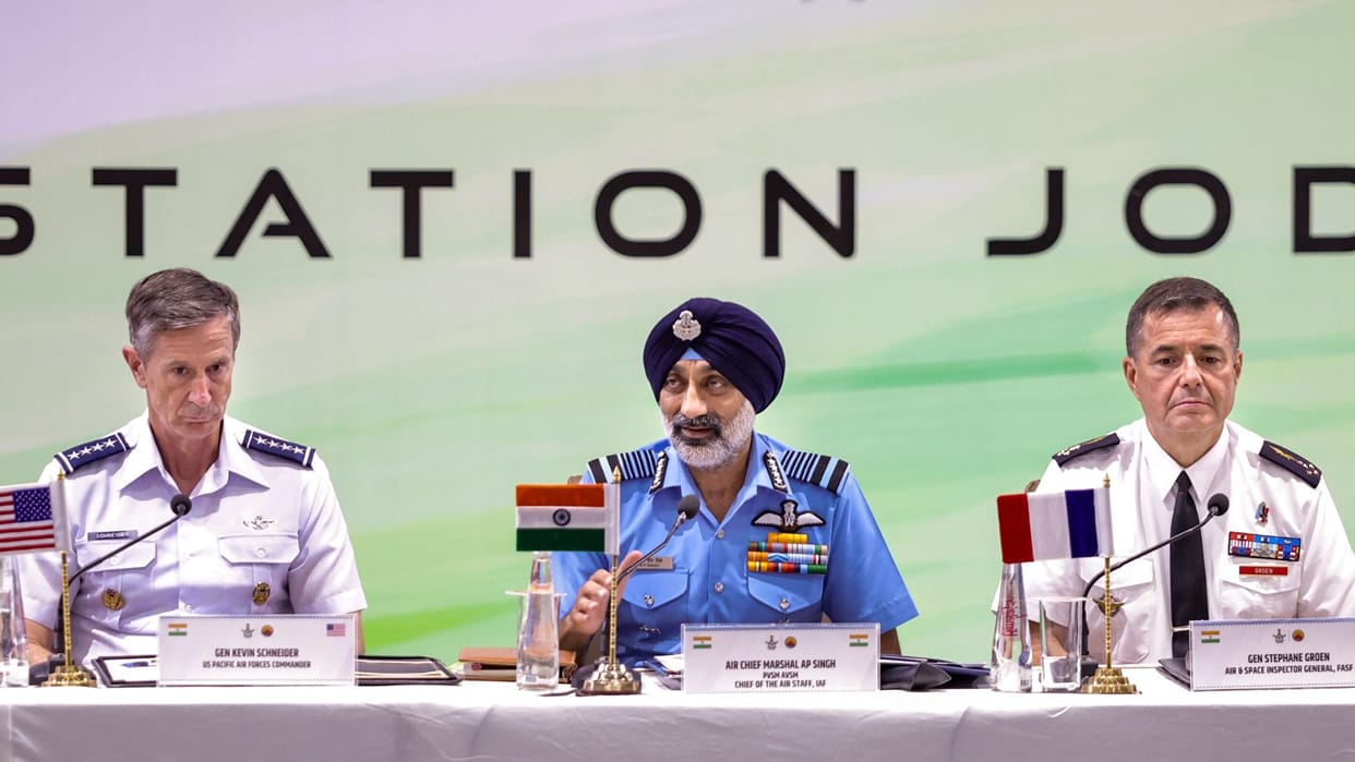 India F35 fighter aircraft Russia Su57 proposal Indian Air Force chief AP Singh Tarang Shakti 2026
