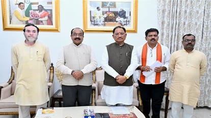 मुख्यमंत्री साय से भारतीय किसान संघ छत्तीसगढ़ प्रदेश के प्रतिनिधिमंडल ने भेंट की