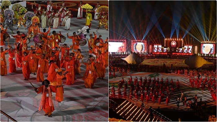 Grand launch of Durga Puja at Eden Gardens; Bengal's folk culture captivates hearts; CM Suvendu attended