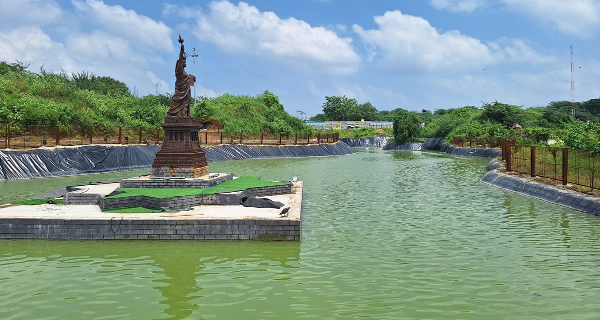 औरैया: वेस्ट टू वंडर की तर्ज पर बन रहा खिलमिल पार्क, 4.75 करोड़ से हो रहा निर्माण, बच्चों-युवाओं में उत्साह