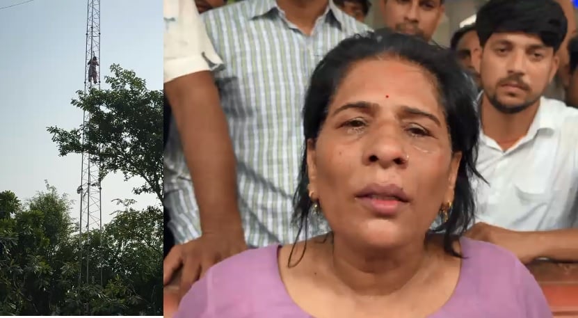 इटावा: सैफई मेडिकल यूनिवर्सिटी में वार्ड लेडी टावर पर चढ़ी, पुलिस पर सुनवाई न करने का लगाया आरोप, मचा हड़कंप