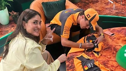 Kareena Kapoor Jokes About Saif Ali Khan In Front Of Lando Norris