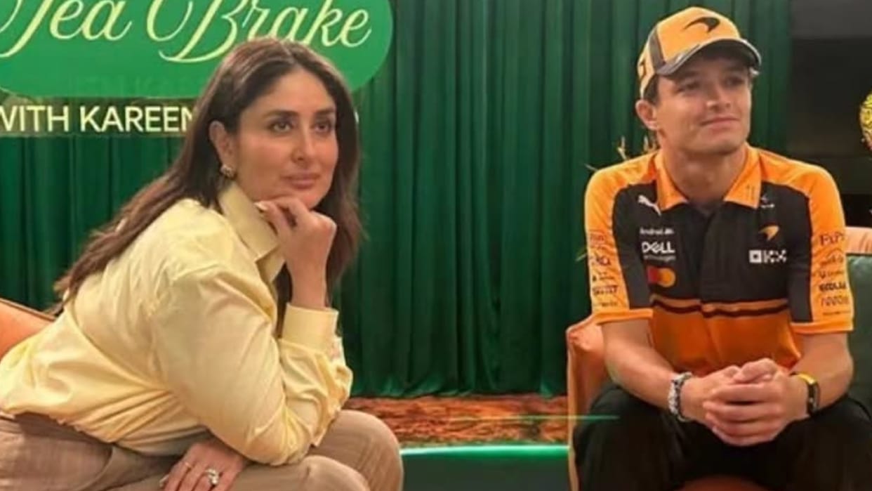 Kareena Kapoor Jokes About Saif Ali Khan In Front Of Lando Norris