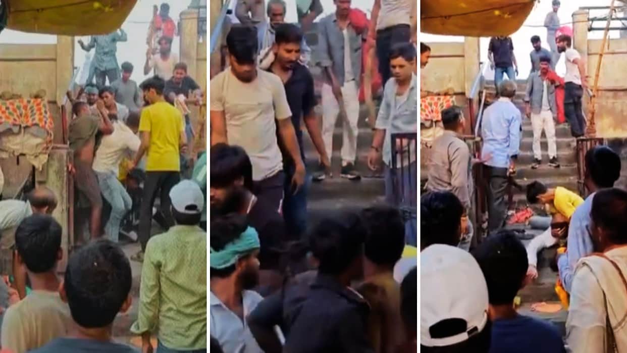 Varanasi Records engaging hooliganism ghats scrutinized son beaten attending funeral one arrest made