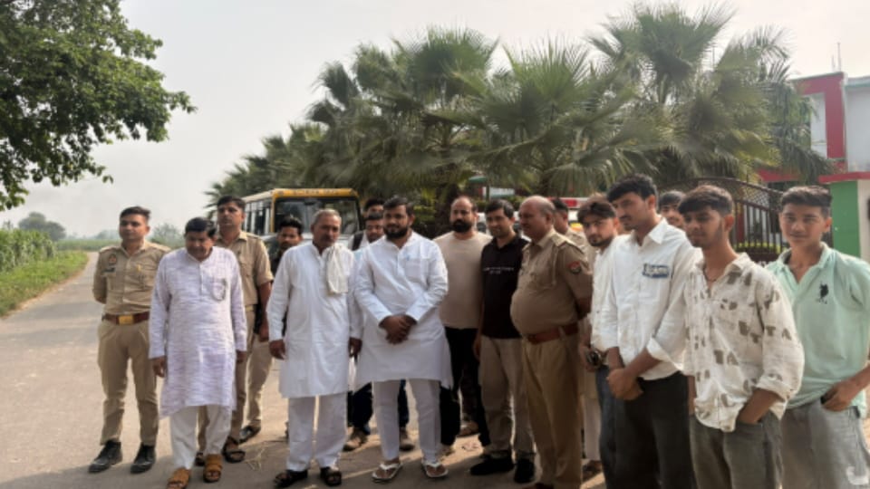 पुलिस ने रोके भाकियू कार्यकर्ता