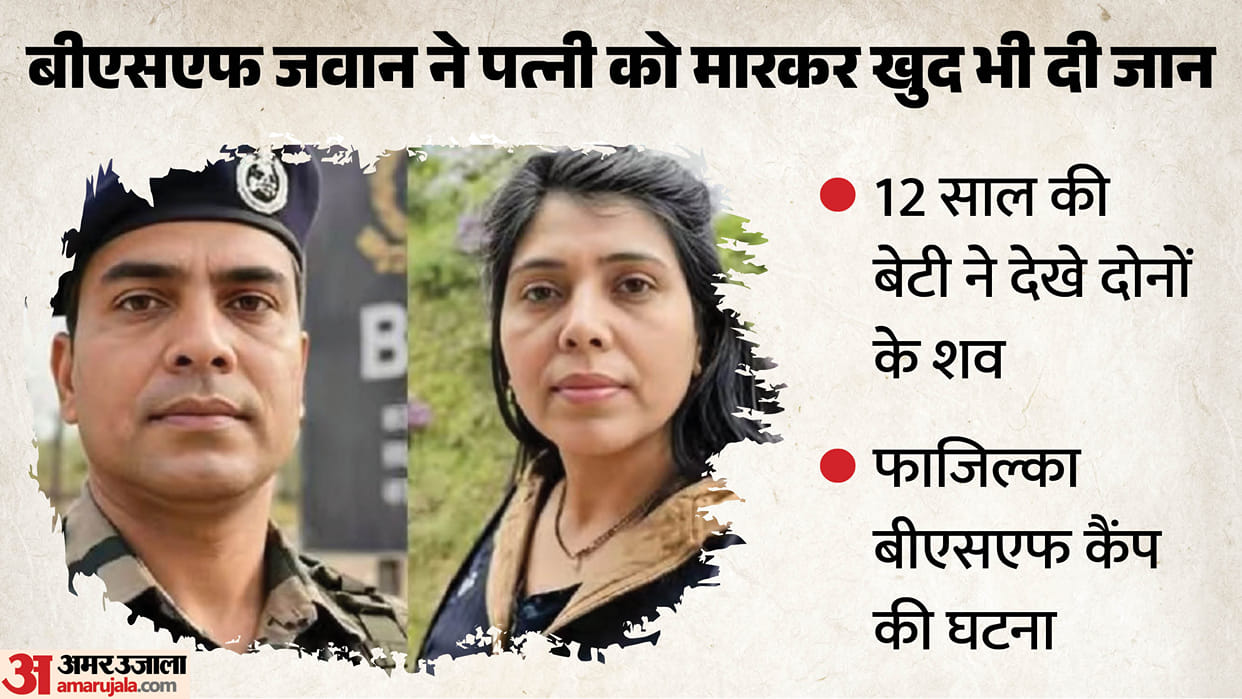 BSF jawan kills wife and shoots himself in Fazilka