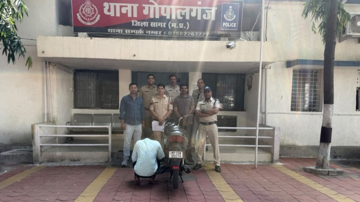 सागर: ऑनलाइन गेमिंग में 8 लाख गंवाने वाला शिक्षक बना चोर, बाइक चुराई, मंदिर जा रही महिला का मंगलसूत्र छीना