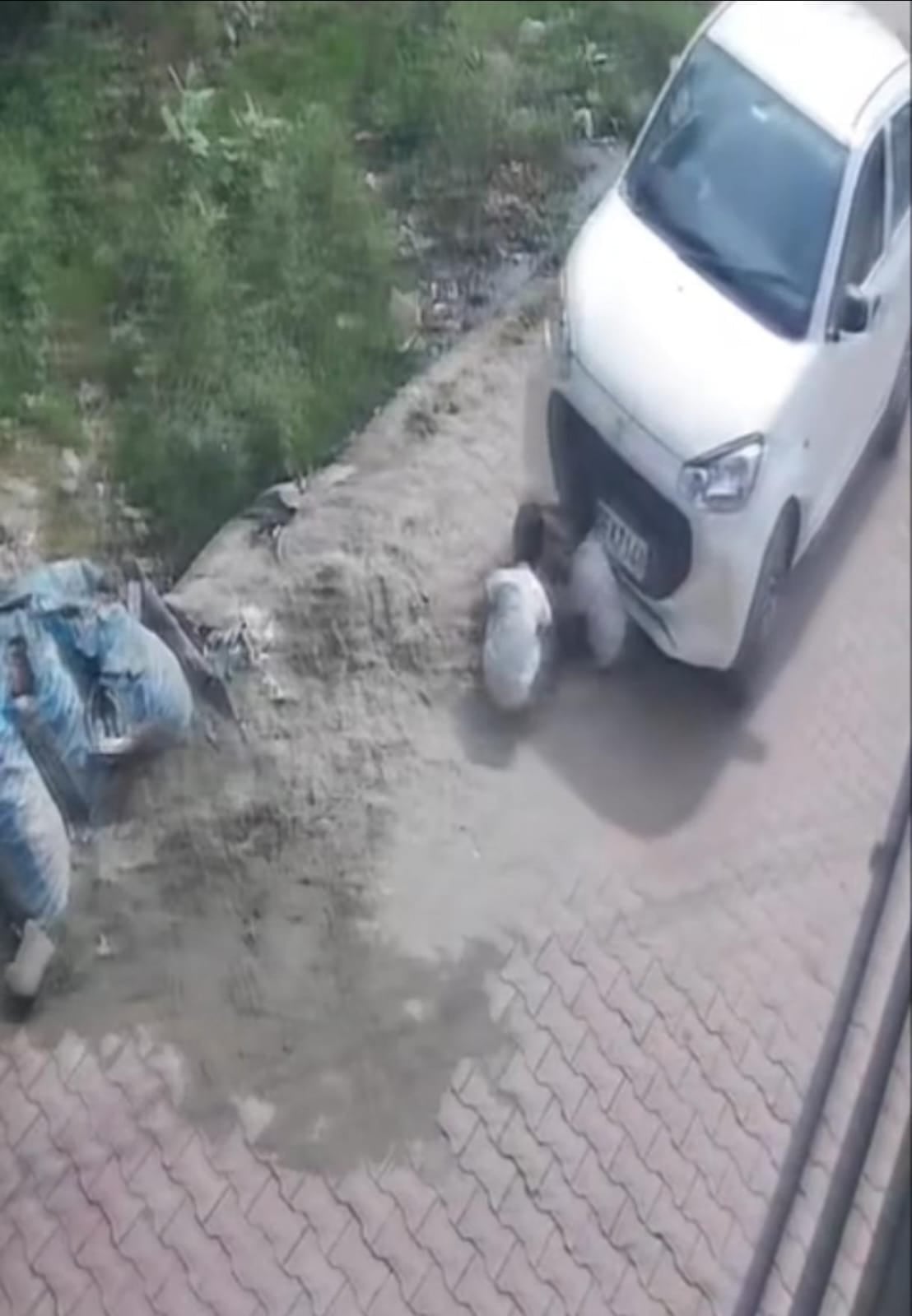 Meerut: घर के बाहर खेल रहे मासूमों के उपर से गुजर गई ऑल्टो कार, सीसीटीवी में कैद हुआ हादसा
