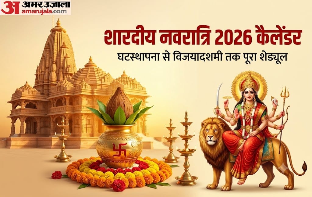 Shardiya Navratri 2026 From Kalash Sthapana to Vijayadashami Day-Wise Puja Details