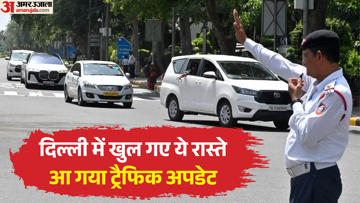 Delhi Protests several roads in reopened traffic normal Relief for public