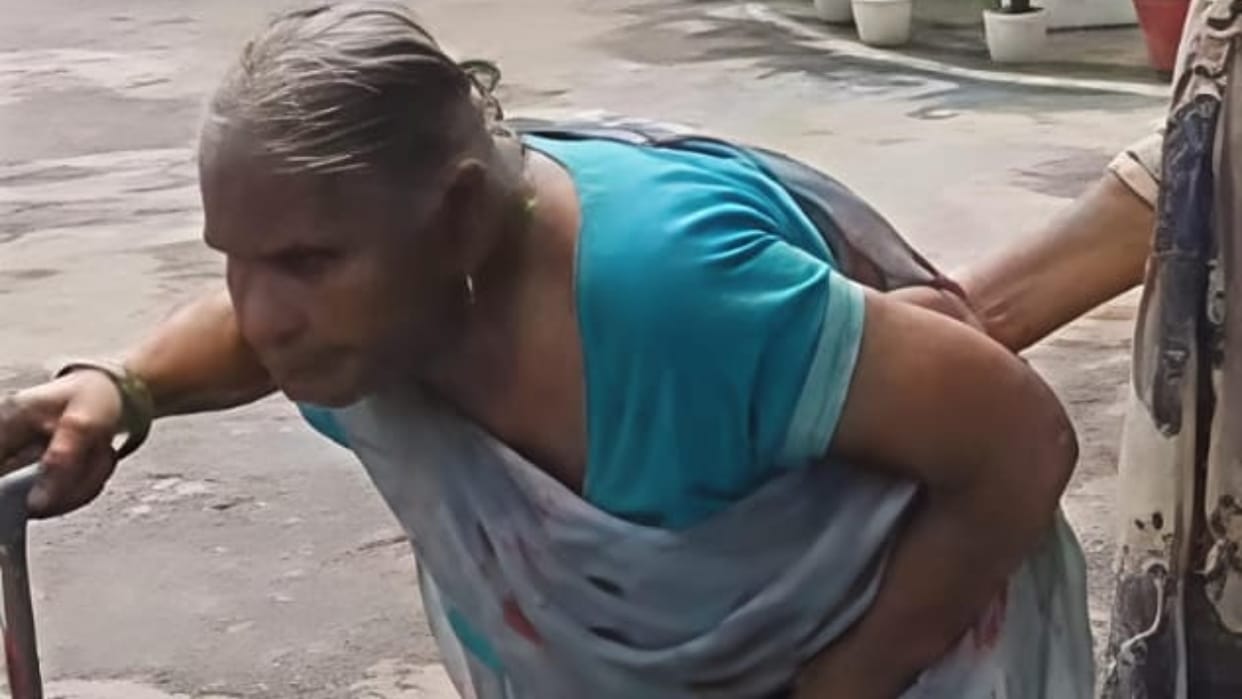 Police fear breach of peace from old woman walking with the help of a stick in Bareilly