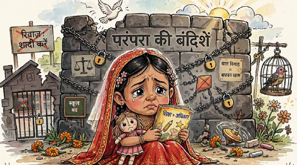 UNICEF child marriage In India regressive practice still on Daughters ending up in kitchen how much progress