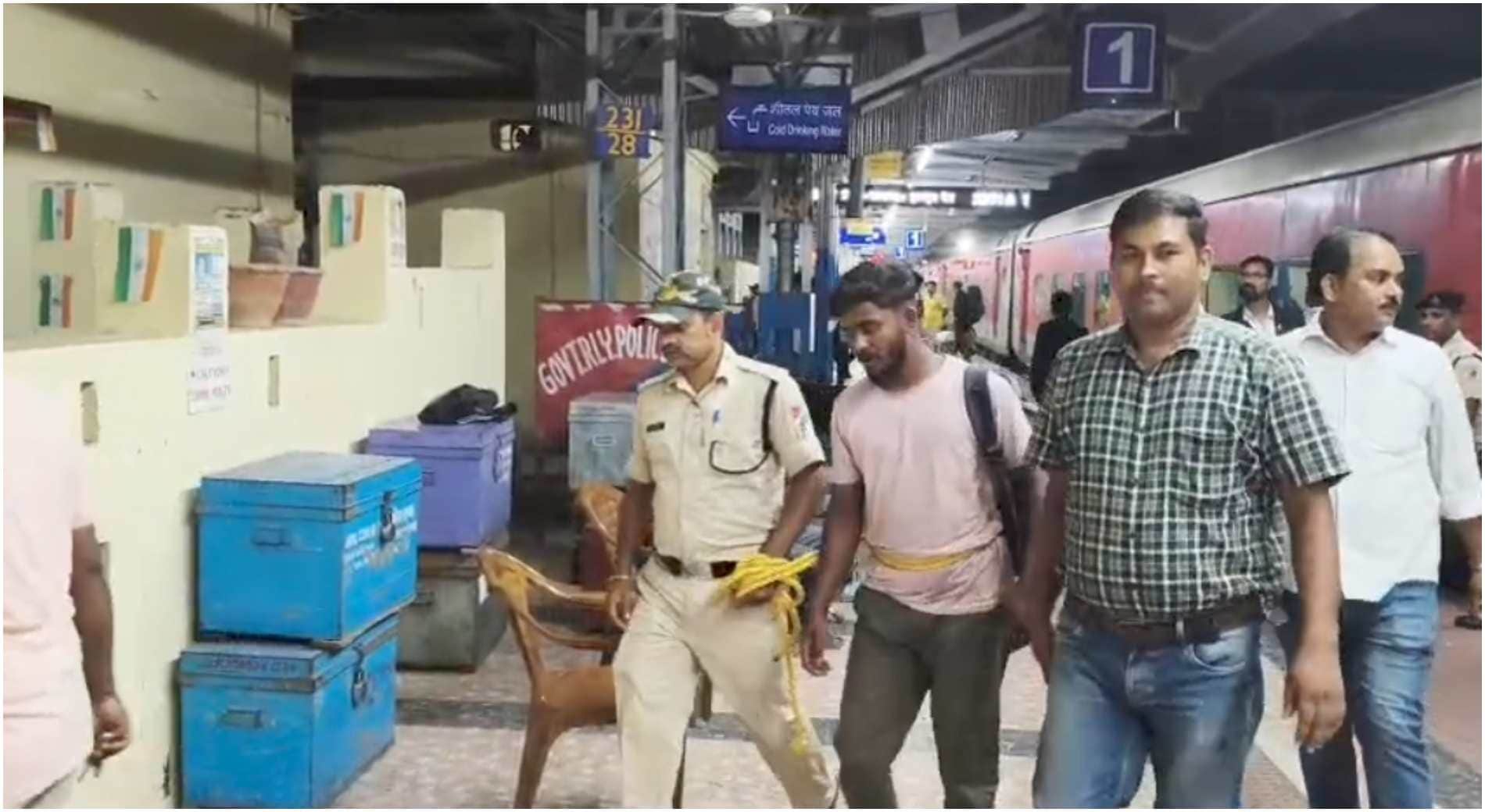 ब्रह्मपुत्र मेल में संदिग्ध युवक हिरासत में,