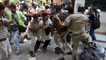 Imran Khan Lekha Washington Released After Mumbai Protest Detention Actor Says Jai Hind