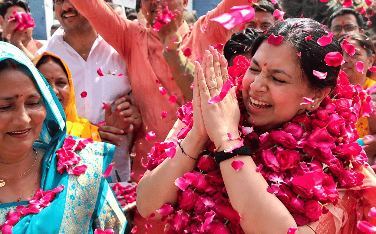 Former IAS officer Divya Mittal visited Mirzapur for the first time after entering politics