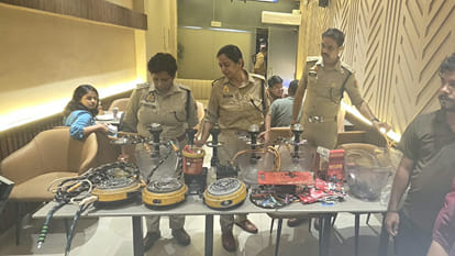 Kanpur: Hookah bar found operating at Escape Cafe Lounge; items seized during raid