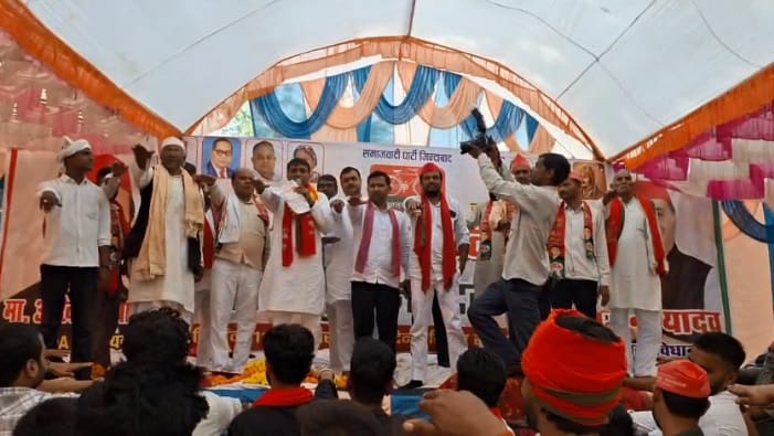 Kanpur SP Janata Hunkar Parivartan Rally Brijendra Yadav stated that BJP is making mockery of PDA community