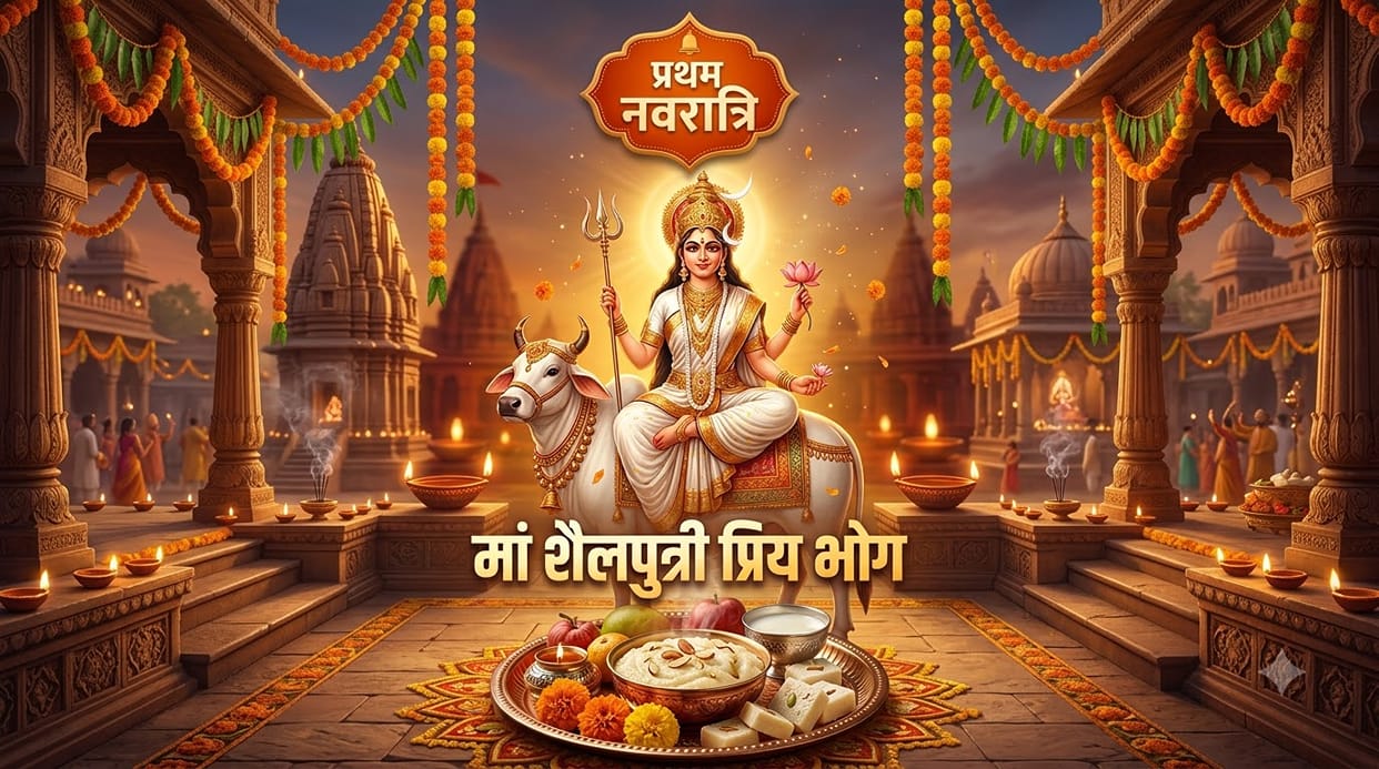Navratri Day 1 2026: Maa Shailputri Bhog Recipe How To Make Traditional Prasad At Home