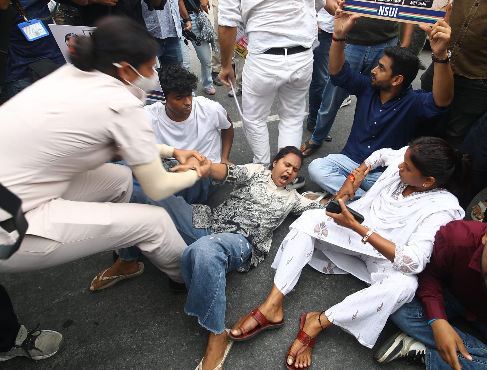 Delhi Protests Action taken despite Supreme Court directives over 100 people detained on second day
