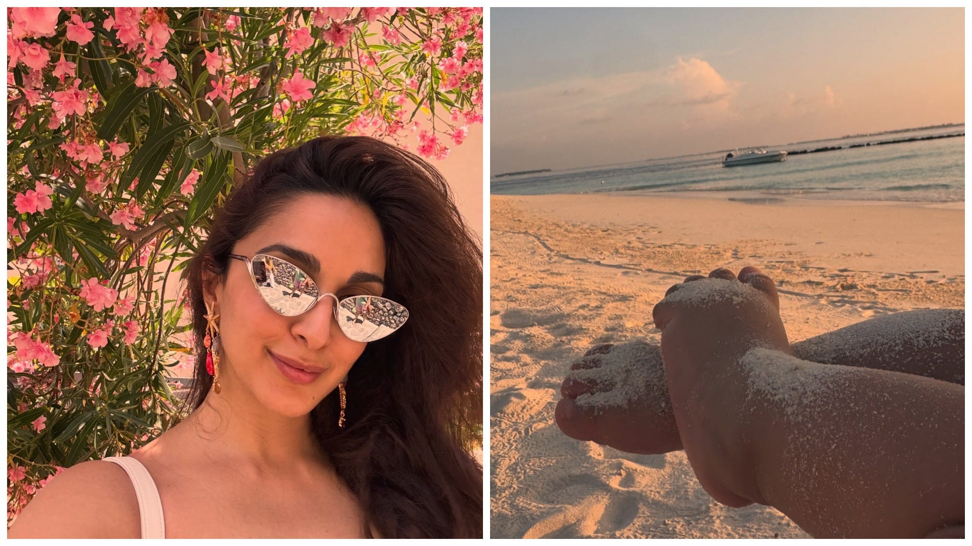 kiara Advani on vacation with husband and daughter shared photos from beach