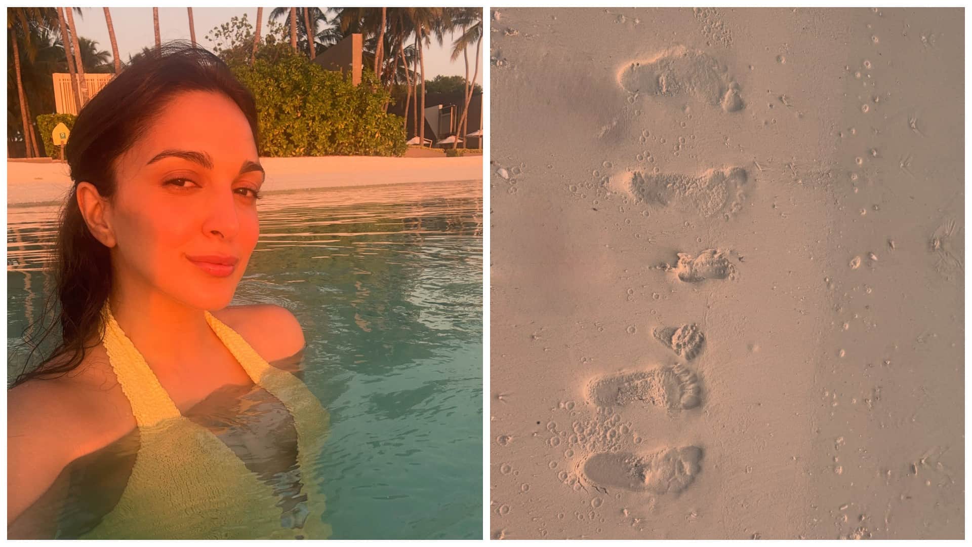 kiara Advani on vacation with husband and daughter shared photos from beach