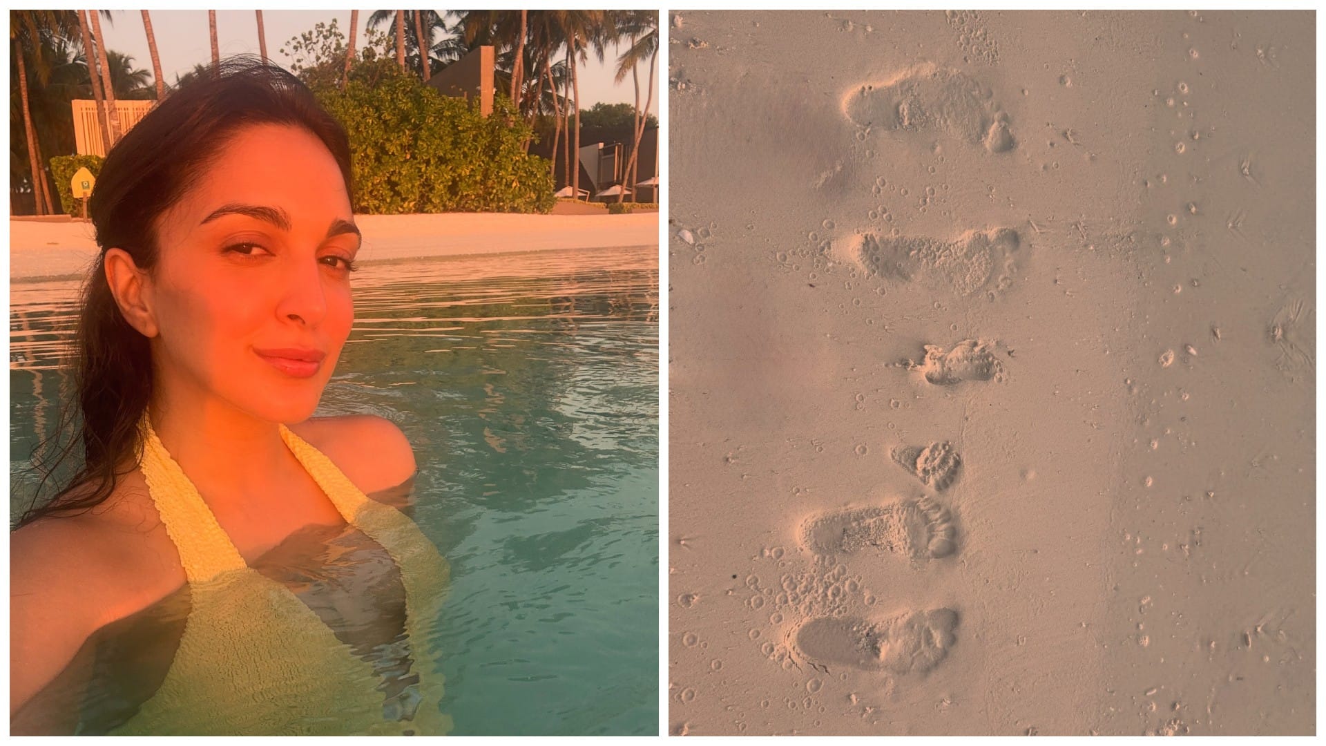 kiara Advani on vacation with husband and daughter shared photos from beach