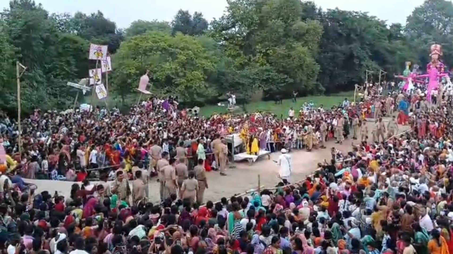 Ramnagar Ramlila severing of nose paved way for destruction of Lanka an emotional Bharat Milap at Lat Bhairav