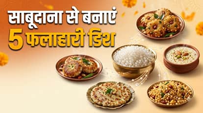 साबूदाना की 5 रेसिपीज