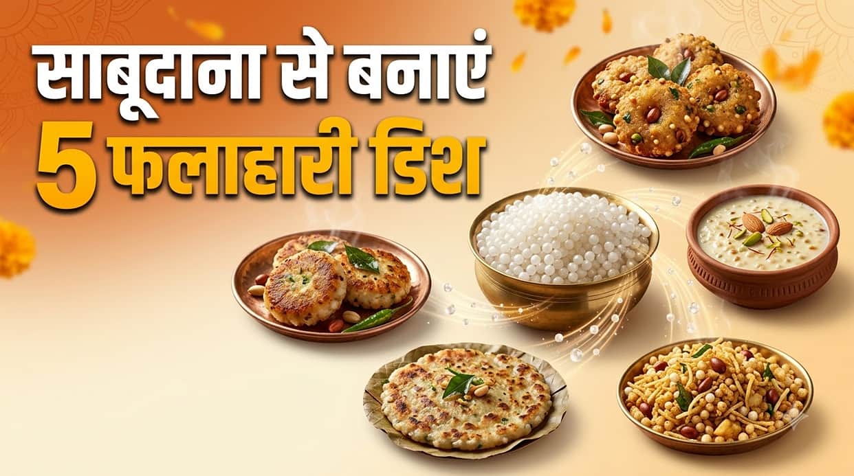 Navratri Vrat Sabudana Recipes 5 falahari Dishes Ideas