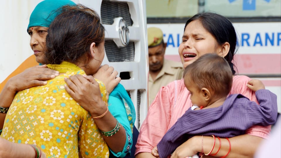 Saharanpur road accident Cleaner dozes off at the wheel four people lose their lives