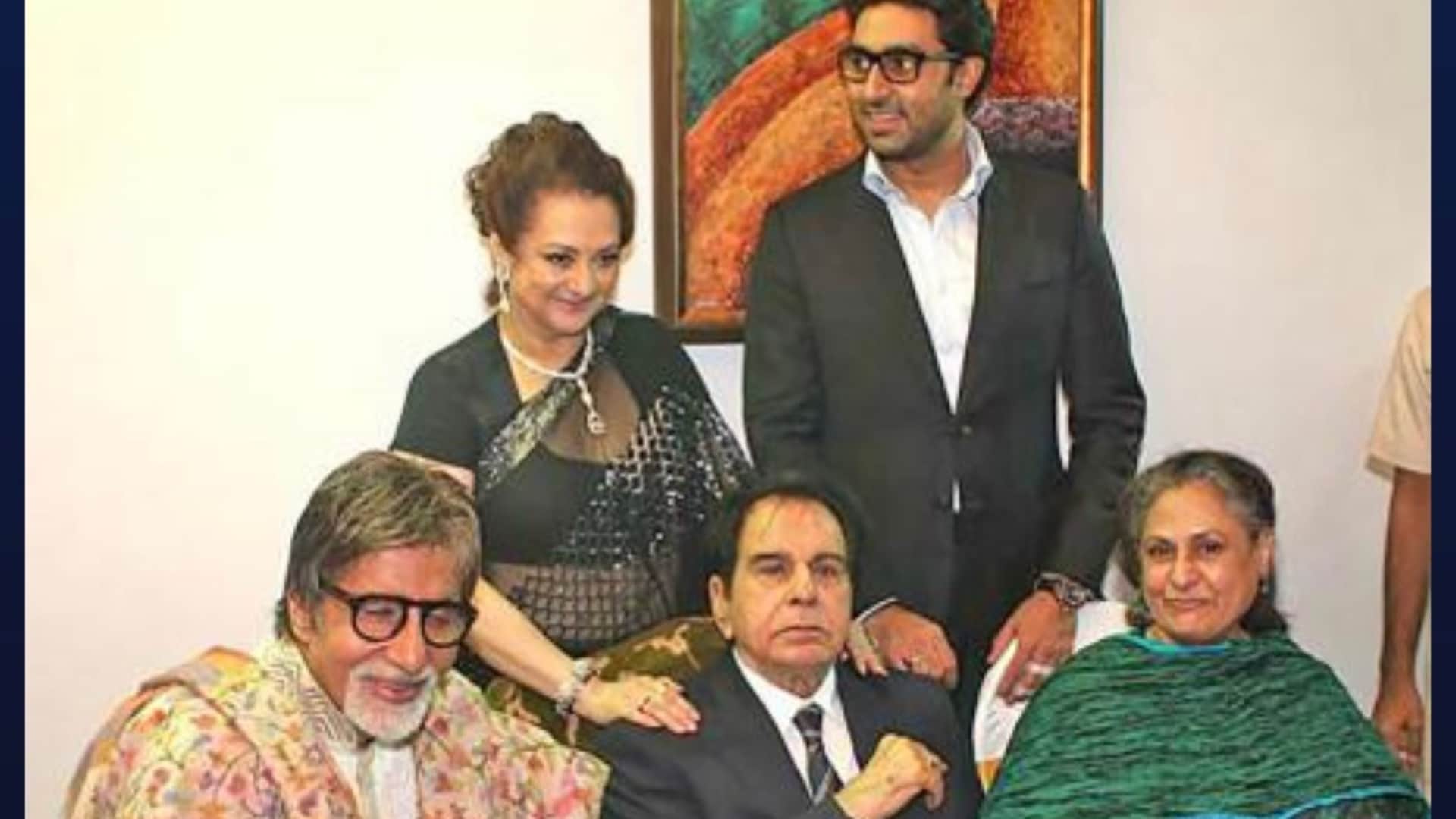 Saira Banu Share Post On Amitabh Bachchan Birthday Share Story Dilip Kumar Shakti Movie Set