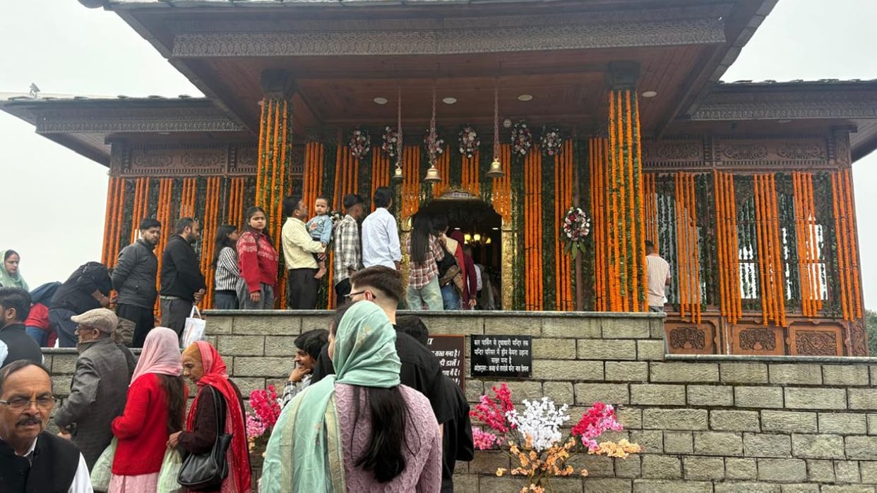 shimla tara devi temple navratri 2026 darshan bus service dangal