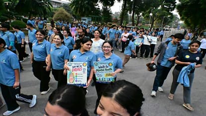 'Walk for Mental Health' held from PGI to Sukhna Lake