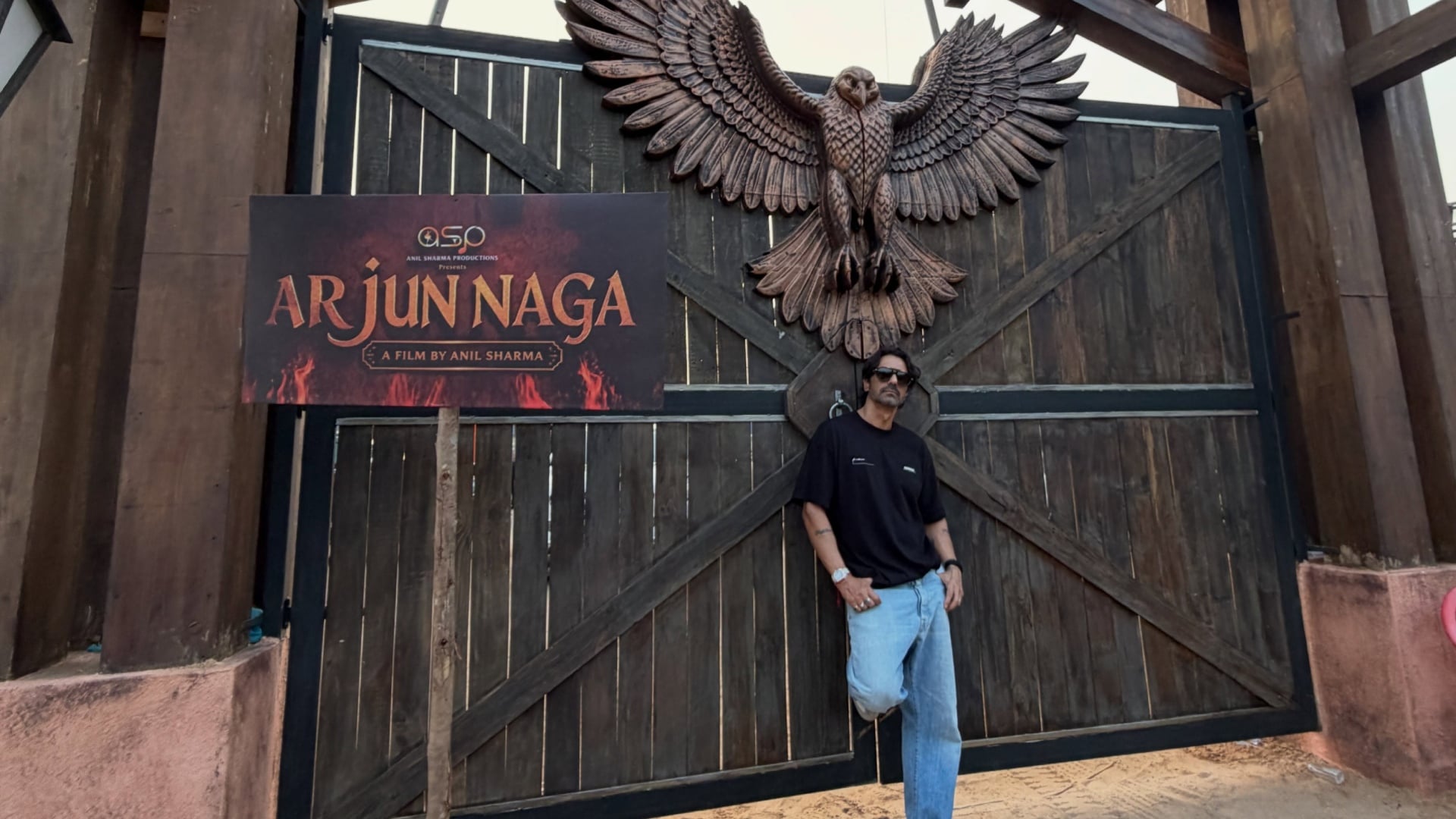 Arjun Rampal and Anil Sharma of the film Arjun Naga shared photos and videos of the shooting of the film