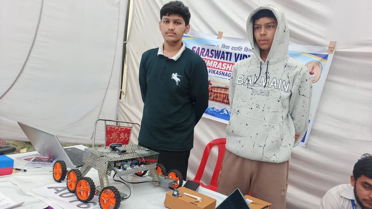 prahari rescue robot himachal students debris detection 3d mapping