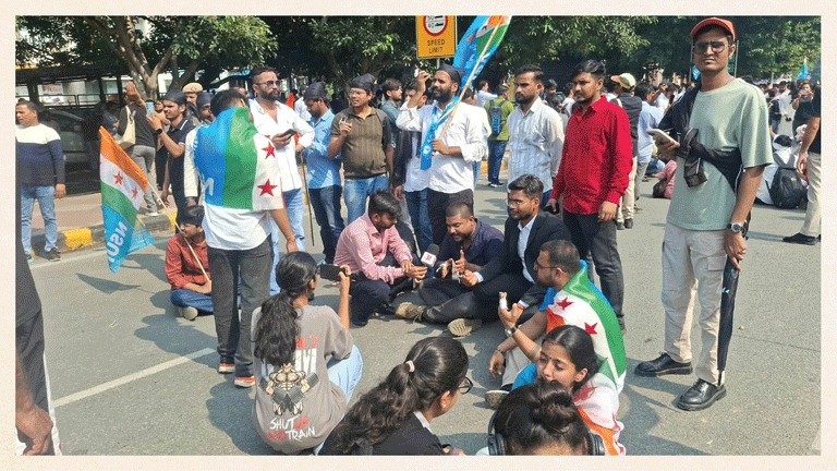 INDIA bloc's march over the issue of SIR and vote theft