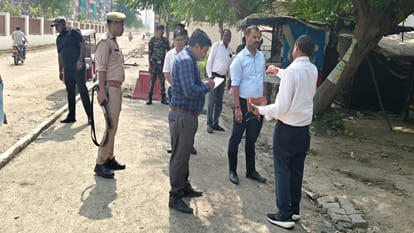 नगर आयुक्त ने किया निरीक्षण