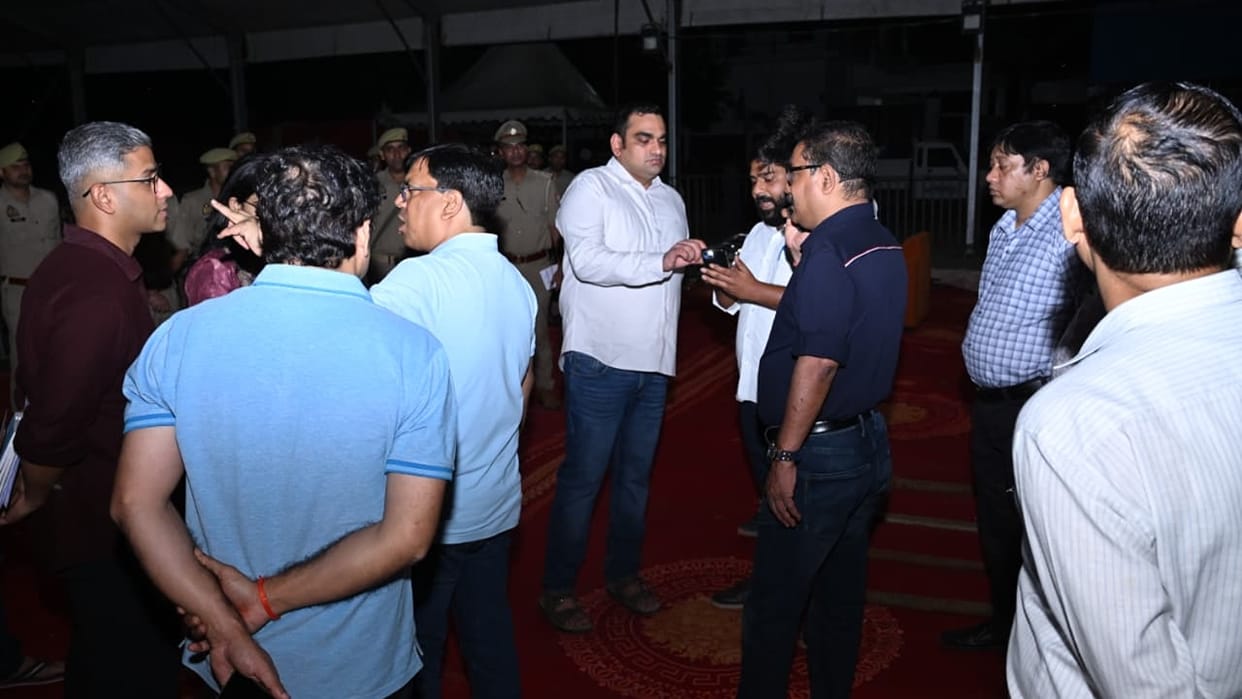 Officials inspected the arrangements for CM Yogi proposed program in Bareilly