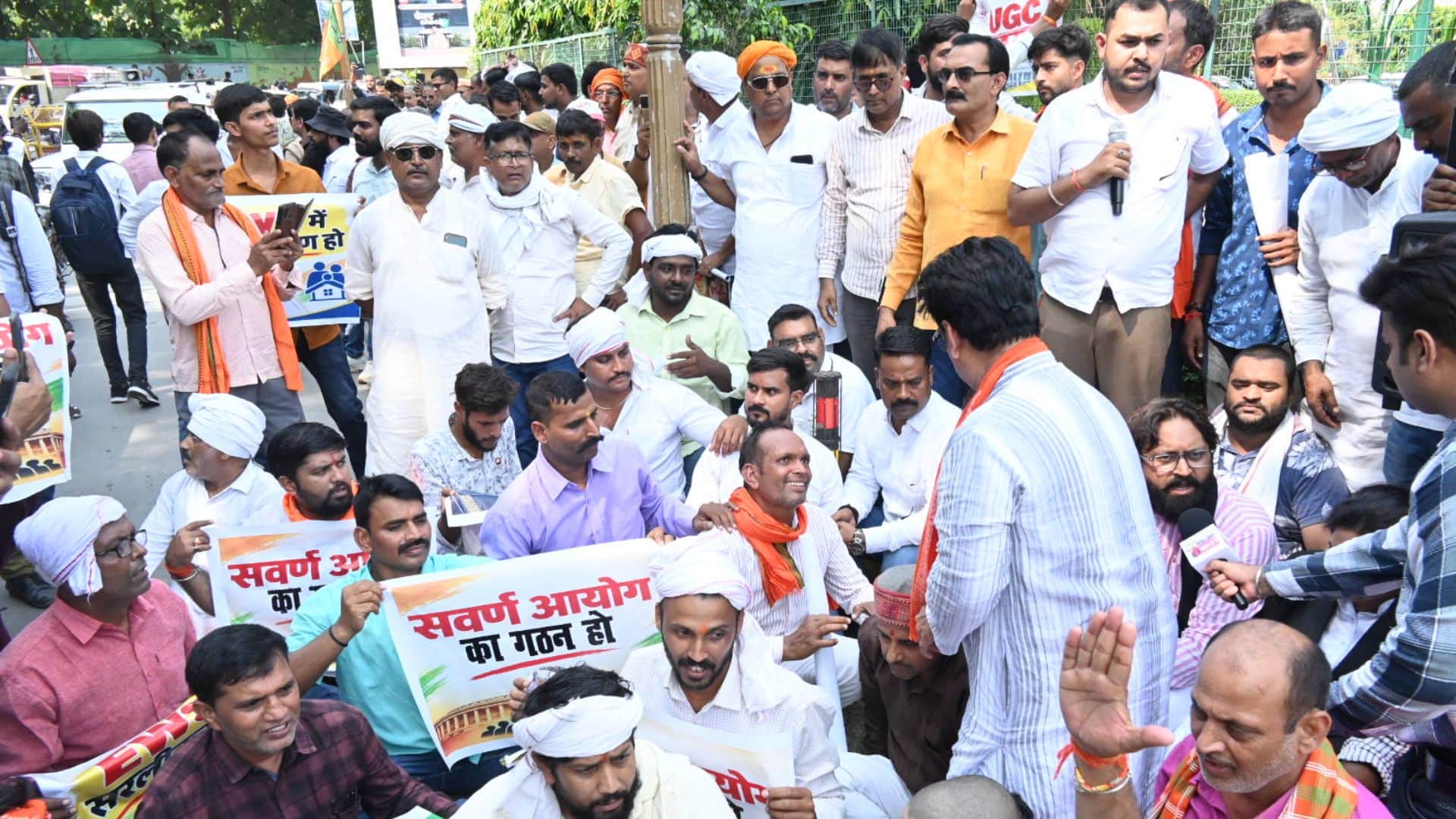 Varanasi police 80 Karni Sena activists detained over demand to roll back UGC regulations