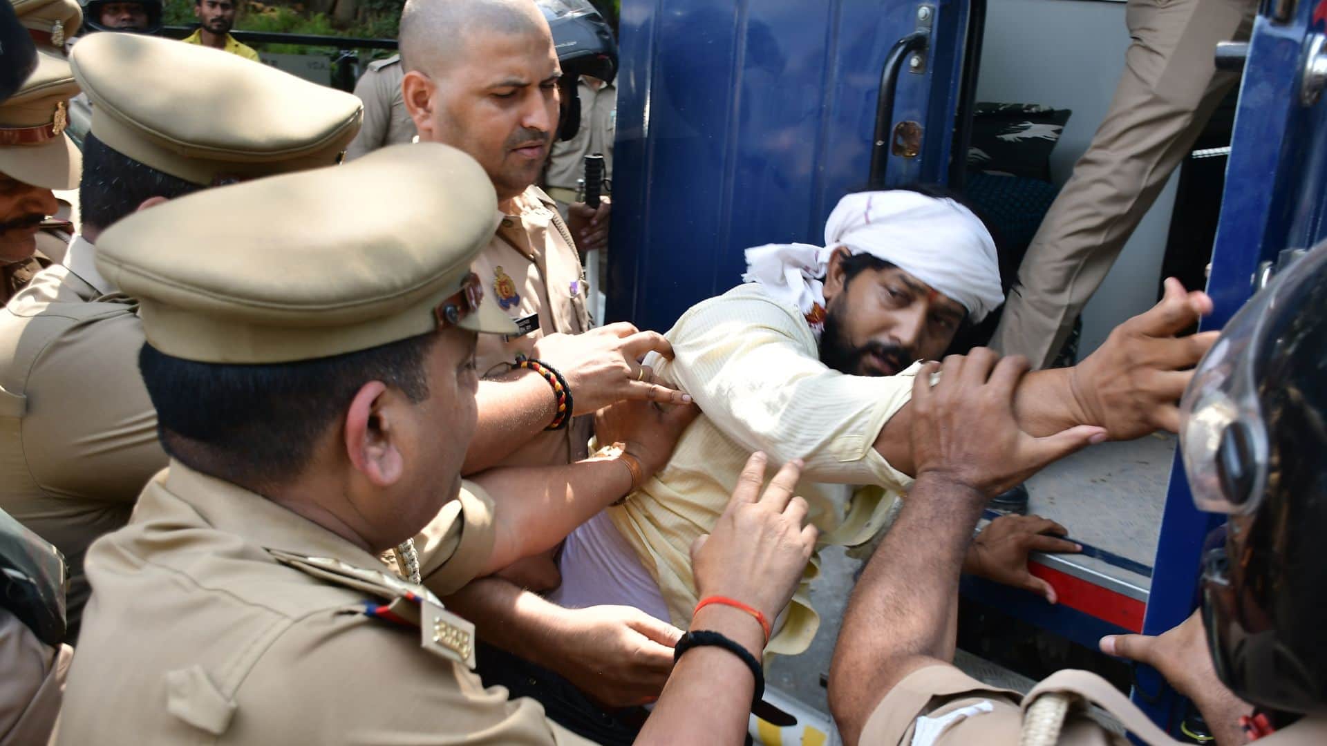 Varanasi police 80 Karni Sena activists detained over demand to roll back UGC regulations
