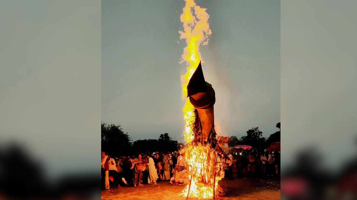 Ramlila 2026 enactment of episodes following abduction of Sita Shabari offering berries and Jatayu