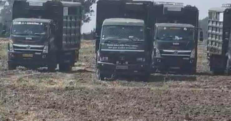 Forest Department Operation 176 blackbucks rescued using the Boma technique sent to Kuno National Park.