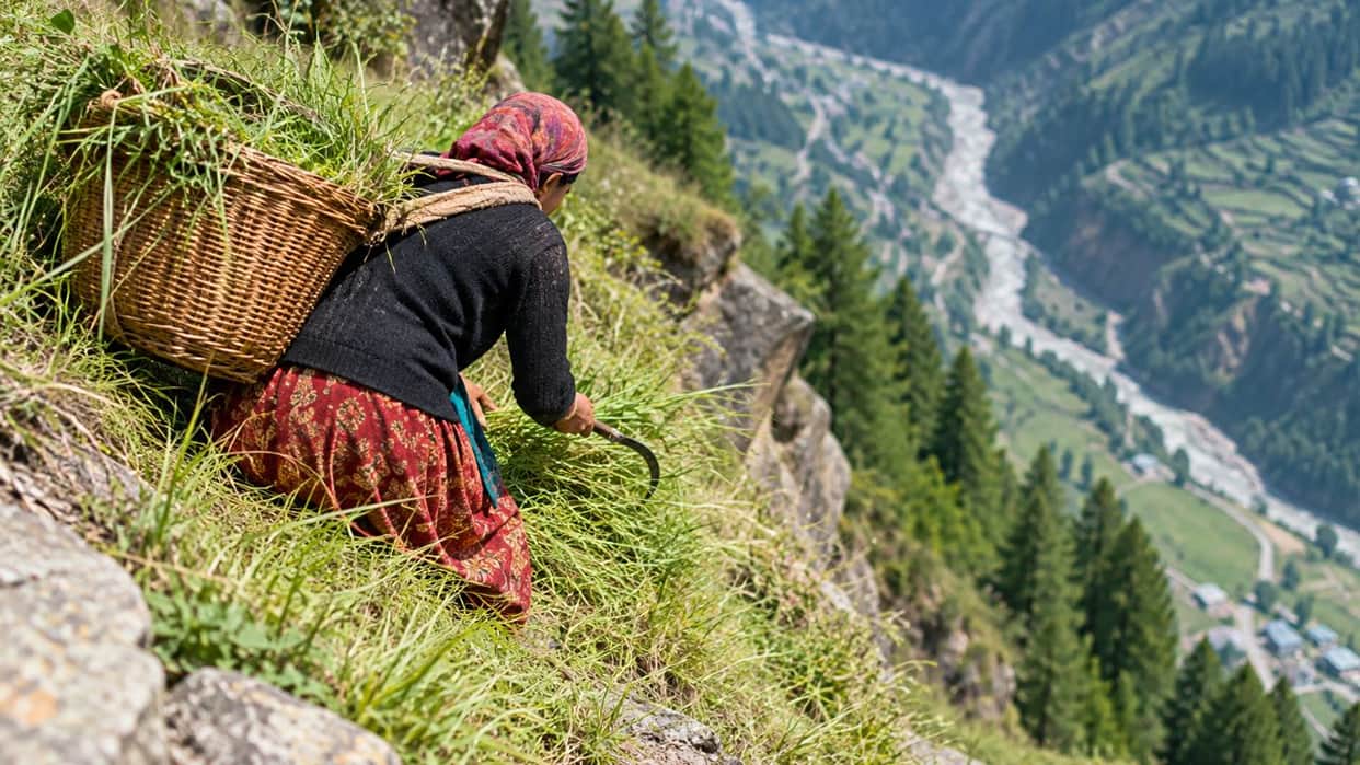 kullu-nithar-woman-dies-after-falling-into-100-metre-deep-gorge
