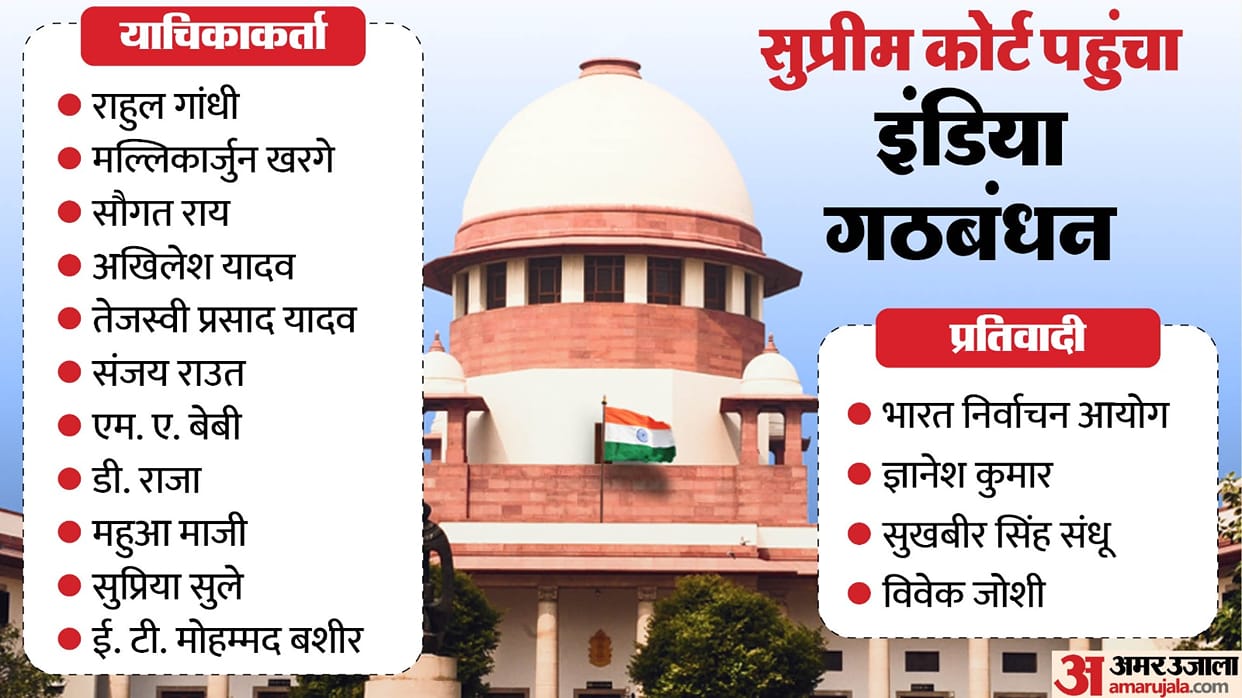 Rahul Gandhi Moves Supreme Court Over SIR, Opposition Leaders Named in Plea